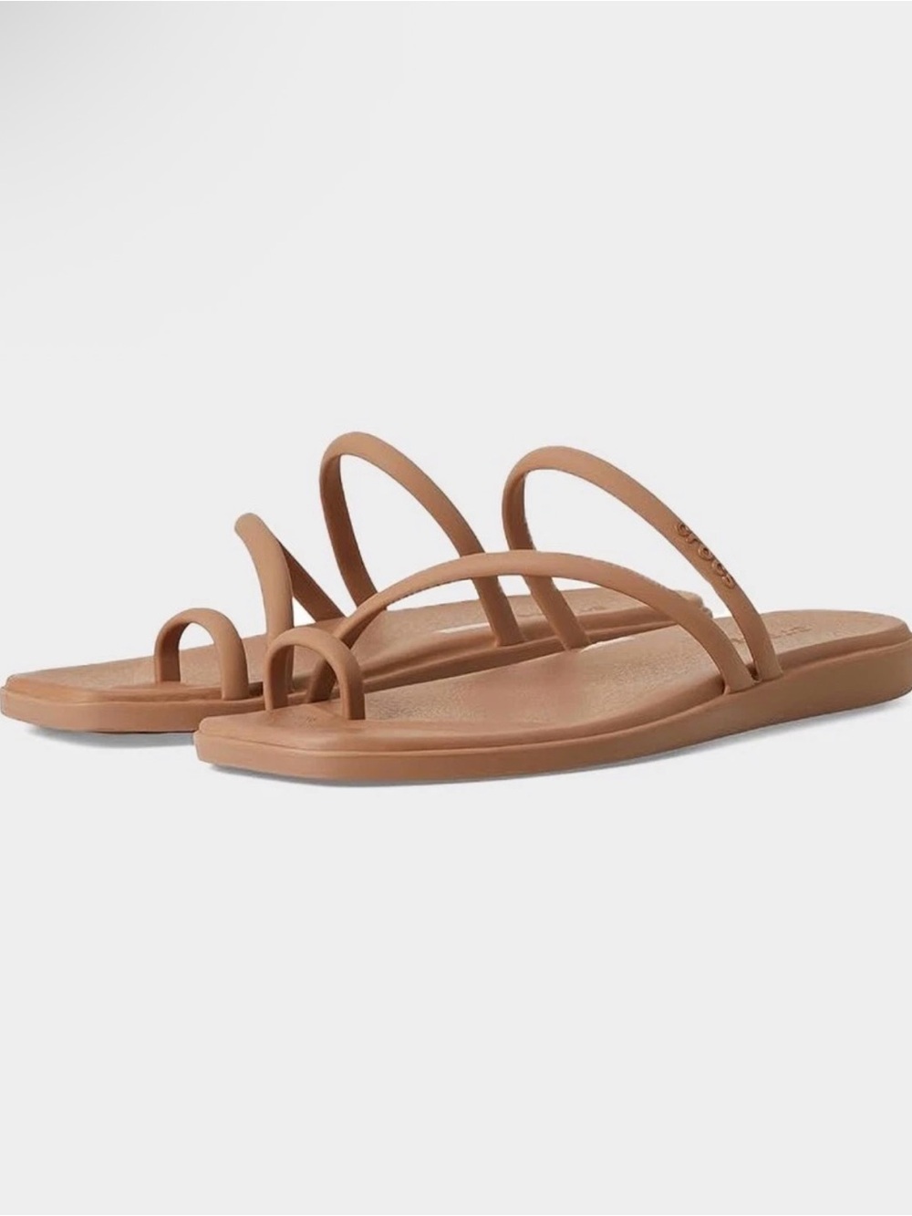 Crocs Women's Miami Toe Loop Sandal - Tan size 6